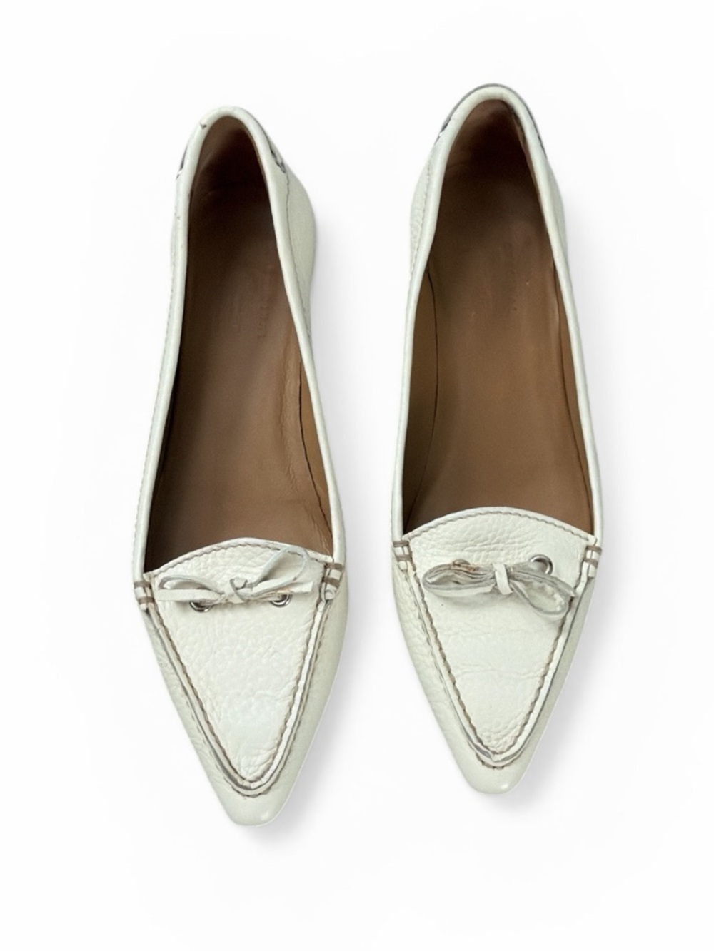 The Original Car Shoe Pointed Toe Leather Loafer Size 38